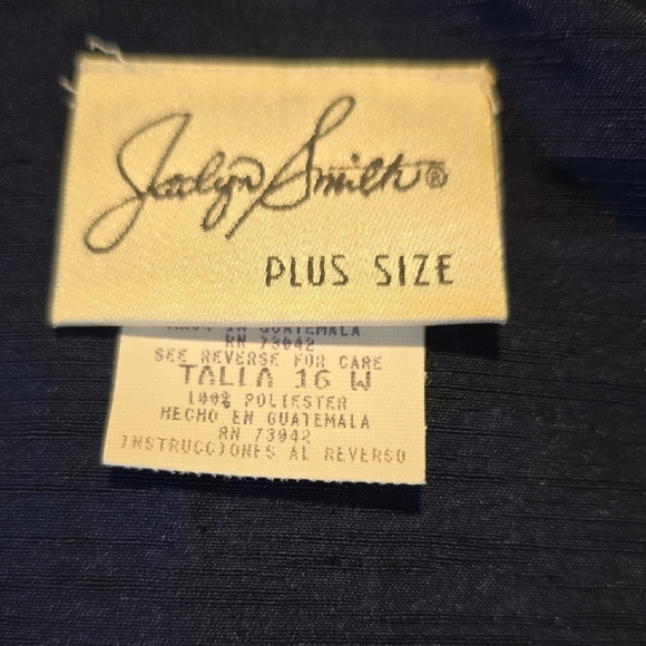 Jaclyn Smith Blue Dress 16W - Picture 2 of 5